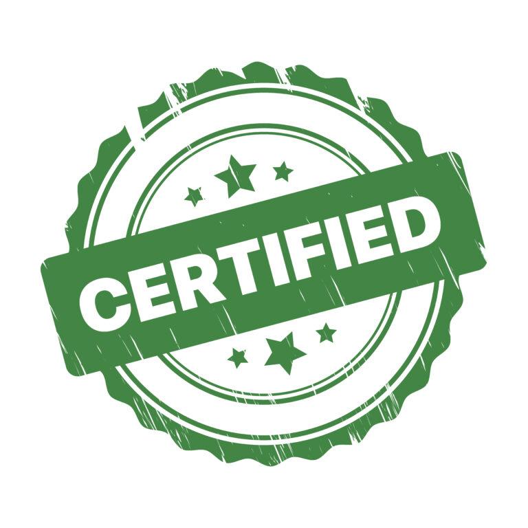 Seal that says certified