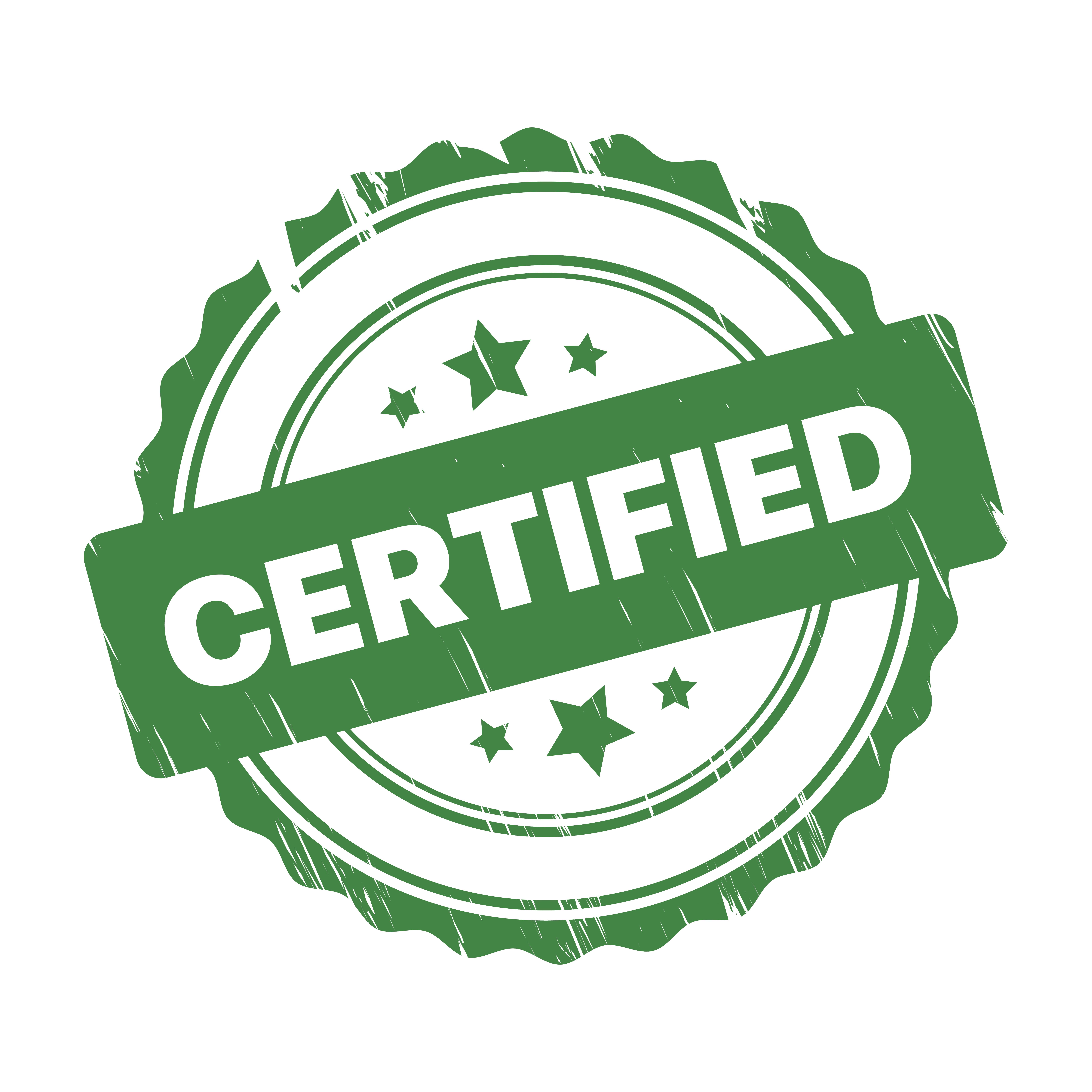 Seal that says certified